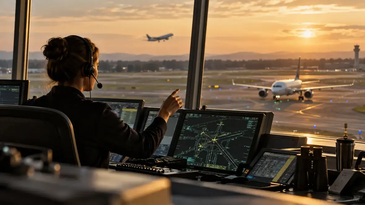 Pilot and air traffic control example